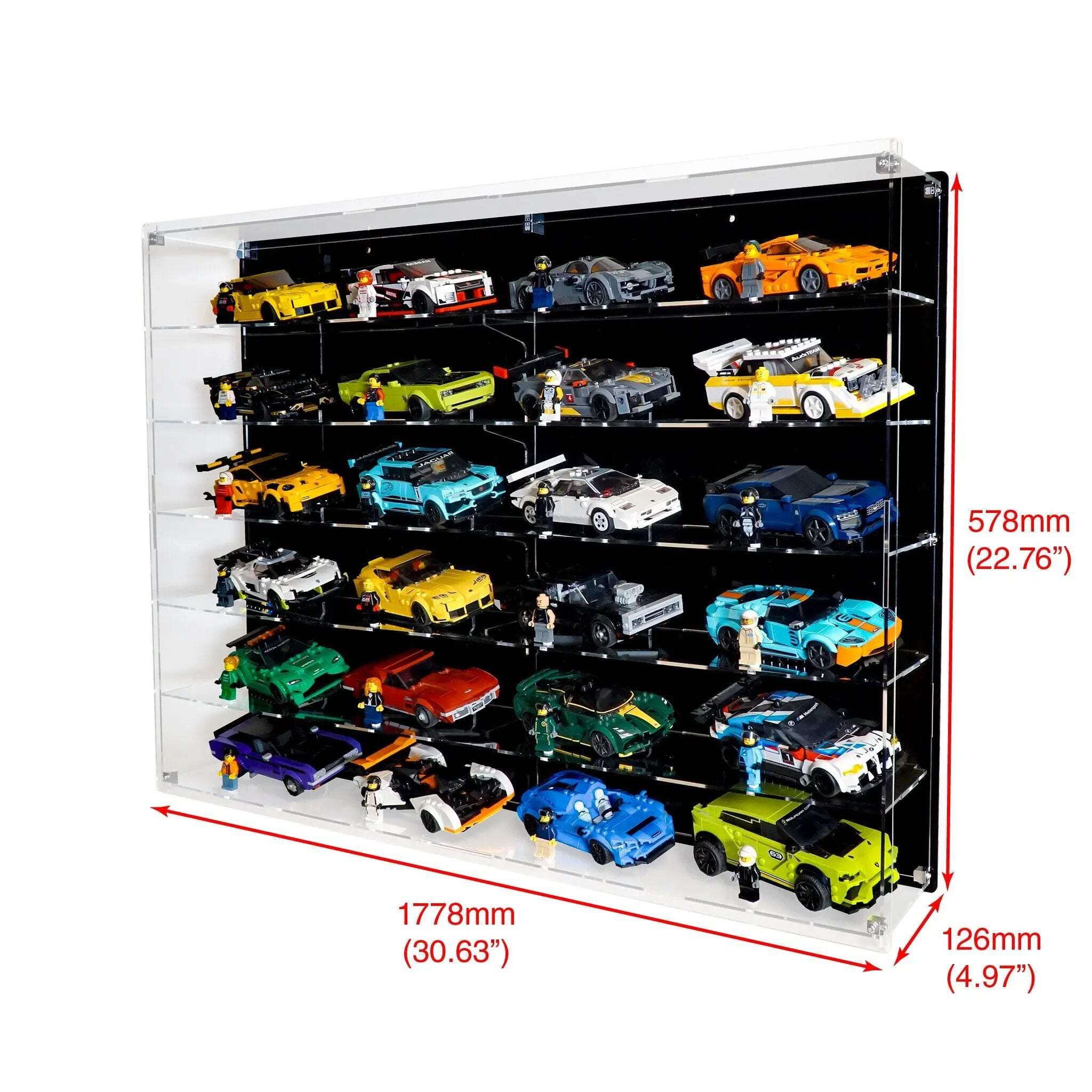 Amazon.co.jp: Brickcessories 壁掛けディスプレイケース 24 レゴ